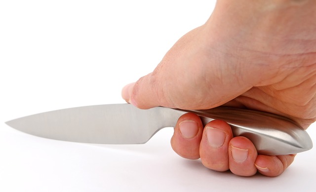 Man holding knife