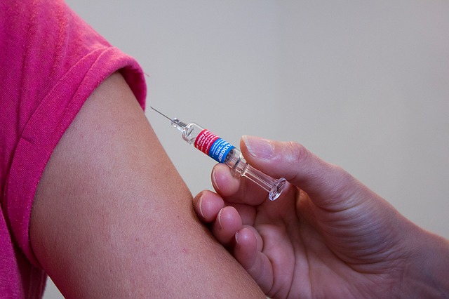 Child being Vaccinated 